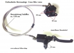 Bremsanlage Cross Bike vorne kleiner Doppelkolben LO48 BL120